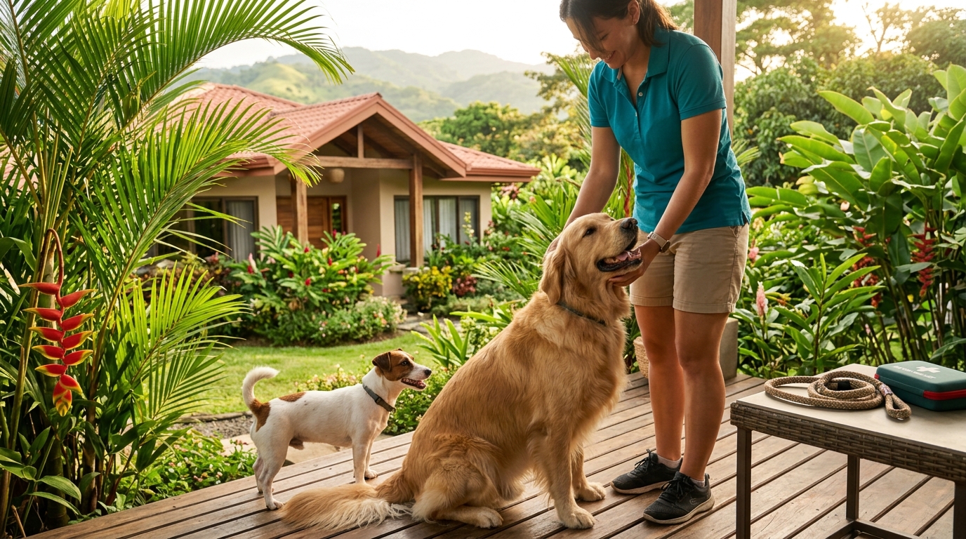 Cuidador de mascotas en Escazú: prepare las visitas en casa