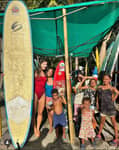 Dominicalito surf family