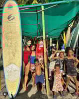 Dominicalito surf family