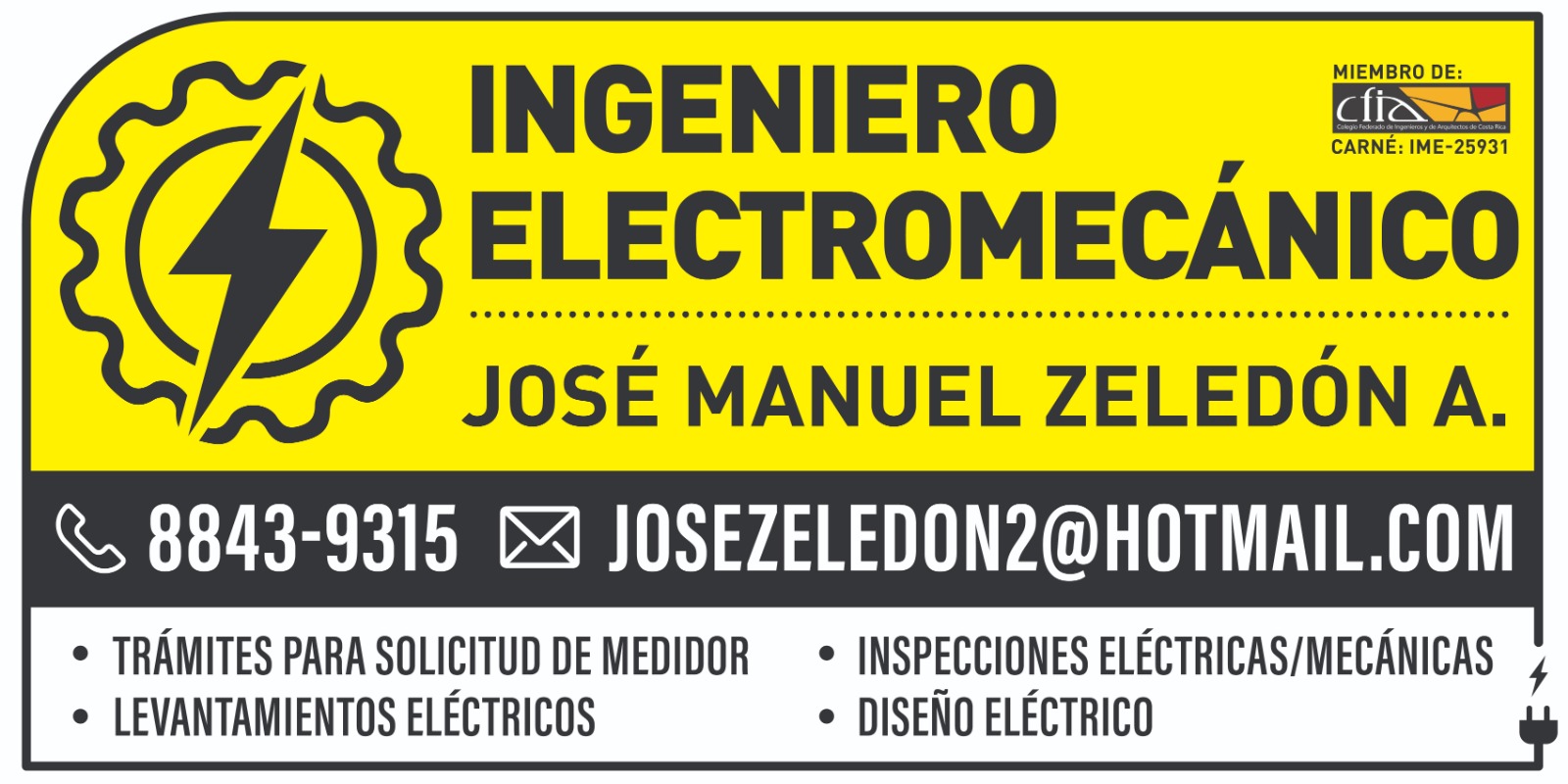 Ing José Manuel Zeledon