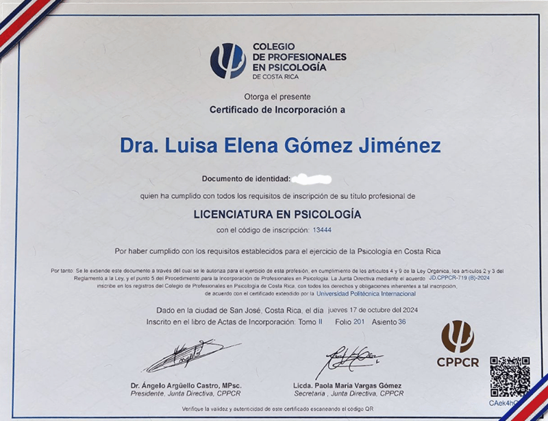 Credential 1