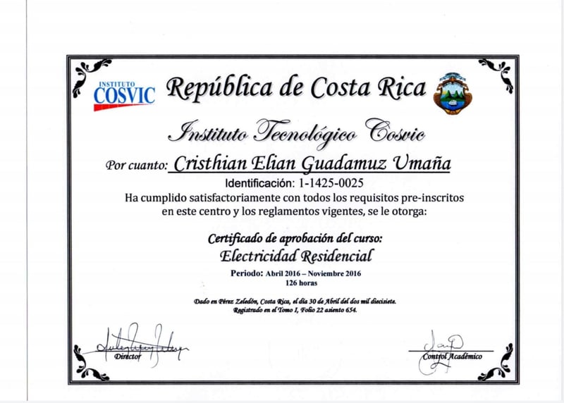 Credential 1