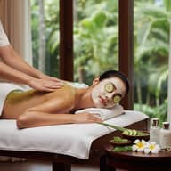 Relaxing massage and sun recovery