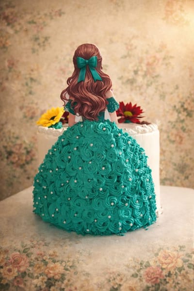 Pastel Pequeño cubierto de Crema Chantillí 