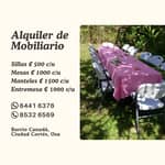 Alquiler de mesas para eventos