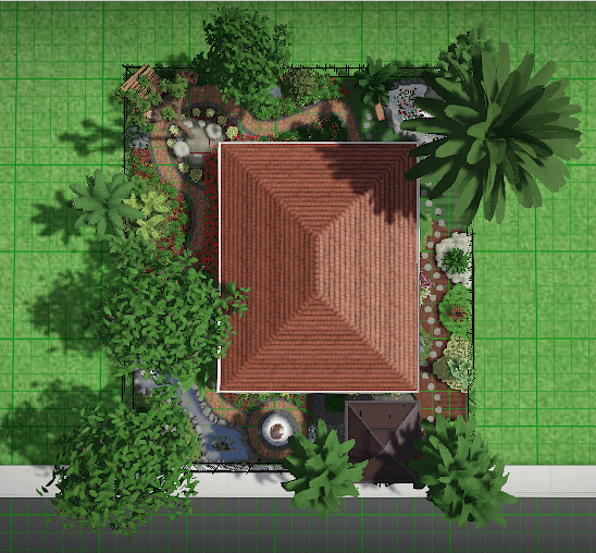 Diseño de jardines 2D y 3D