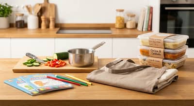  Cuidado de niños y cocina con amor