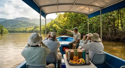 Tour en Bote a la Laguna del Río Sierpe