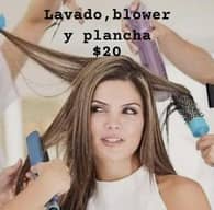 Lavado, Blower y plancha