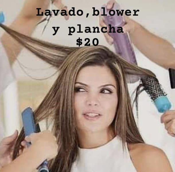 Lavado, Blower y plancha