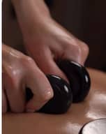 Masaje con piedras volcánicas, tragger, eiseinien, shiatsu