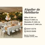 Alquiler de sillas para eventos