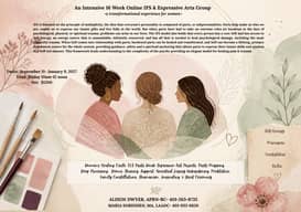 16 Intensive IFS & Expressive Arts Group Therapy for Women- Begins Friday, September 11, 2026 from 10-12 noon. EST