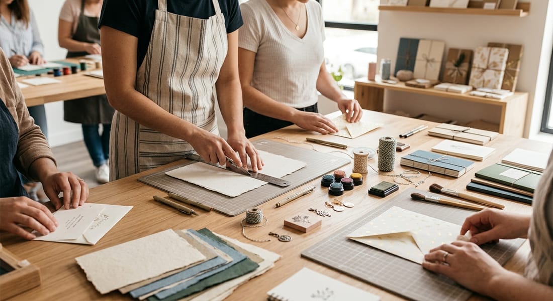 Taller Creativo de Papelería Artesanal
