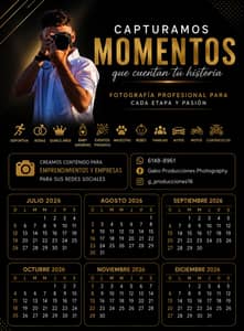 Servicio de Fotografía