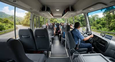 Transporte Privado en Buseta por Costa Rica