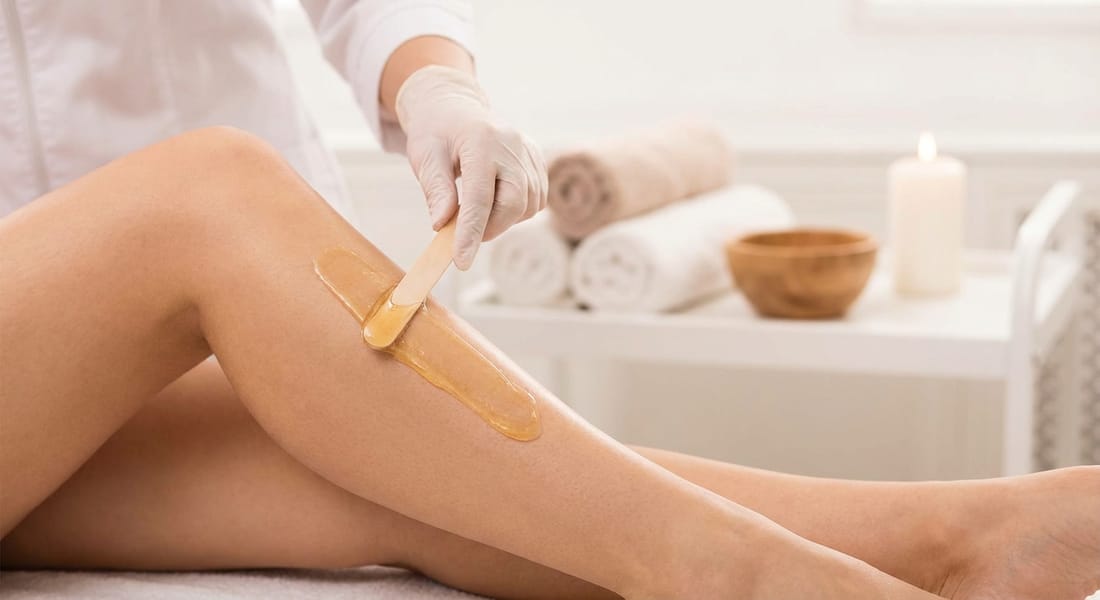 Waxing on Legs