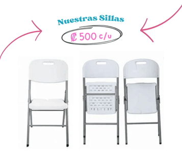 Alquiler de sillas para eventos