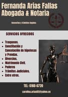 Abogada y Notaria