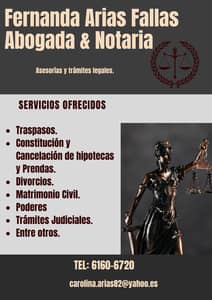 Abogada y Notaria