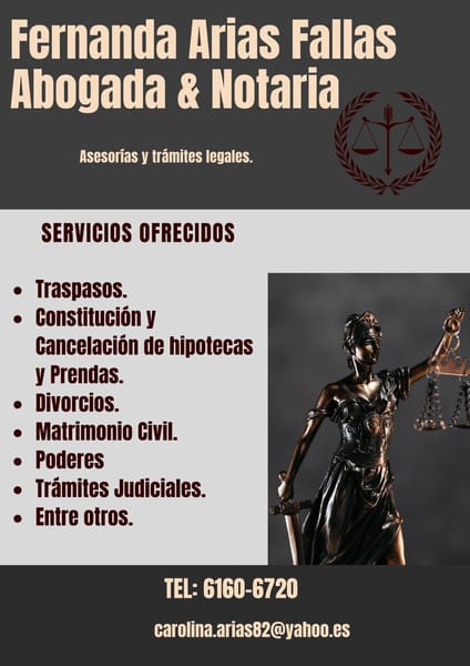 Abogada y Notaria